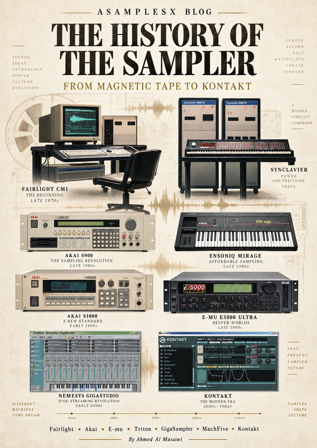 The History of the Sampler — From Magnetic Tape to Kontakt