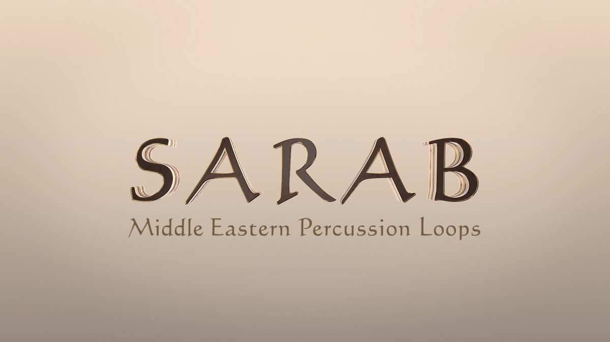 SARAB Middle Eastern Percussion Loops instrument interface screenshot